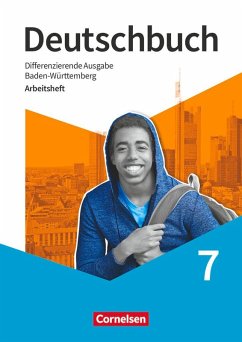 Cover Deutschbuch 7. Schuljahr - Differenzierende Ausgabe Baden-Württemberg 2024 - Arbeitsheft mit Lösungen