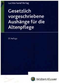 Cover Gesetzlich vorgeschriebene Aushänge für die Altenpflege 2024