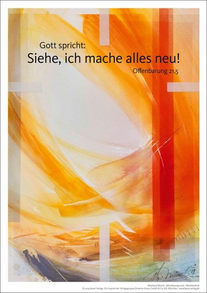 Jahreslosung Münch 2026, Kunstdruck A4 Jahreslosung Münch 2026, Kunstdruck A4