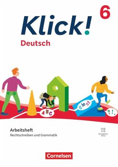 Klick! 6. Schuljahr - Deutsch - Ausgabe ab 2024 - Rechtschreiben und Grammatik - Arbeitsheft mit Lösungen und digitalen Medien - Quinten, Anke;Krauß, Michaela;Seeburg, Paula