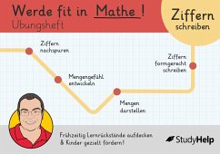 Cover Werde fit in Mathe: Ziffern schreiben und mit Mengen in Verbindung bringen