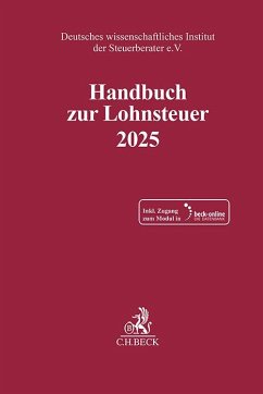 Cover Handbuch zur Lohnsteuer 2025. LSt 2025
