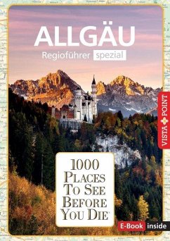 Cover Reiseführer Allgäu. Regioführer inklusive Ebook. Ausflugsziele, Sehenswürdigkeiten, Restaurants & Hotels uvm.