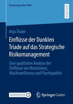 Cover Einflüsse der Dunklen Triade auf das Strategische Risikomanagement (eBook, PDF)