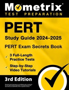 Cover PERT Study Guide 2024-2025 - PERT Exam Secrets Book, 3 Full-Length Practice Tests, Step-by-Step Video Tutorials