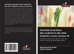 Cover GESTIONE ECOLOGICA DELL'ALBICOCCA DEL RISO, Sitophilus oryzae Linnaeus IN