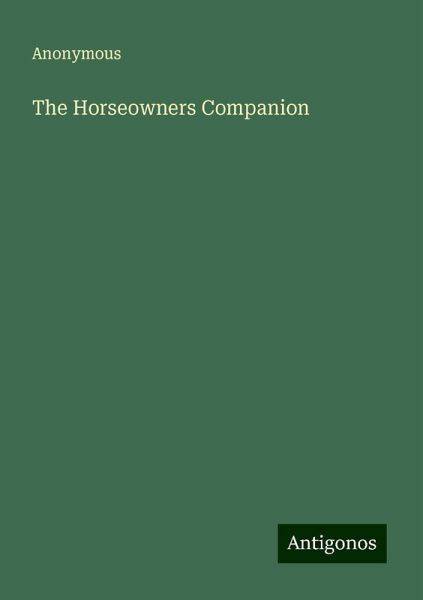 The Horseowners Companion