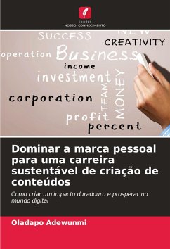 Cover Dominar a marca pessoal para uma carreira sustentável de criação de conteúdos