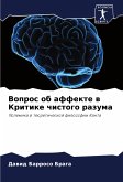 Vopros ob affekte w Kritike chistogo razuma Vopros ob affekte w Kritike chistogo razuma