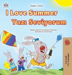 Cover I Love Summer (English Turkish Bilingual Children's Book)