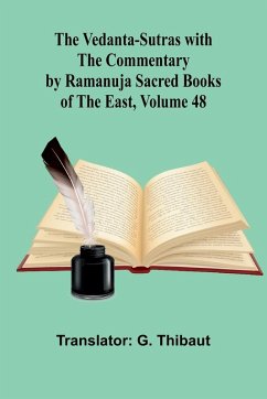 Cover The Vedanta-Sutras with the Commentary by Ramanuja; Sacred Books of the East, Volume 48