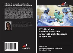 Cover Effetto di un coadiuvante sulle proprietà del rilassante muscolare
