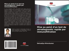 Cover Mise au point d'un test de sérodiagnostic rapide par immunofiltration