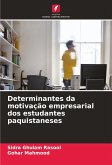 Determinantes da motivação empresarial dos estudantes paquistaneses