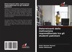 Cover Determinanti della motivazione imprenditoriale tra gli studenti pakistani
