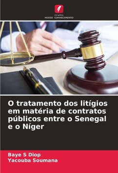 Cover O tratamento dos litígios em matéria de contratos públicos entre o Senegal e o Níger