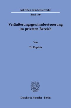 Cover Veräußerungsgewinnbesteuerung im privaten Bereich