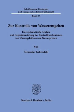 Cover Zur Kontrolle von Wasserentgelten