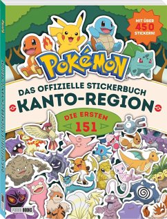 Cover Pokémon: Das offizielle Stickerbuch Kanto-Region - Die ersten 151