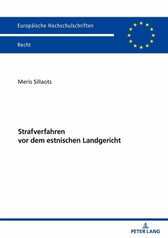 Cover Strafverfahren vor dem estnischen Landgericht