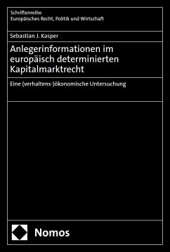 Cover Anlegerinformationen im europäisch determinierten Kapitalmarktrecht (eBook, PDF)