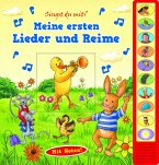 Meine ersten Lieder und Reime - Pappbilderbuch zum Vorlesen - Liederbuch mit 10 Melodien Meine ersten Lieder und Reime - Pappbilderbuch zum Vorlesen - Liederbuch mit 10 Melodien