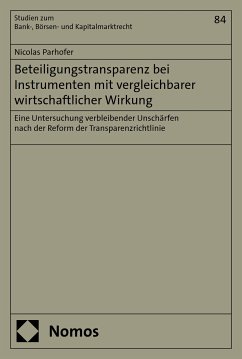 Beteiligungstransparenz bei Instrumenten mit vergleichbarer wirtschaftlicher Wirkung (eBook, PDF) - Parhofer, Nicolas