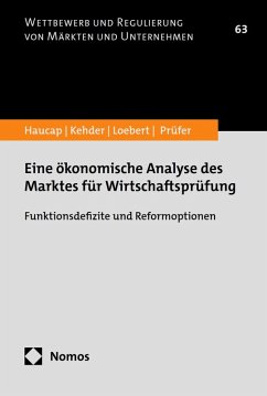 Cover Eine ökonomische Analyse des Marktes für Wirtschaftsprüfung (eBook, PDF)