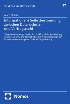 Cover Informationelle Selbstbestimmung zwischen Datenschutz- und Vertragsrecht (eBook, PDF)