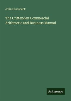 Cover The Crittenden Commercial Arithmetic and Business Manual
