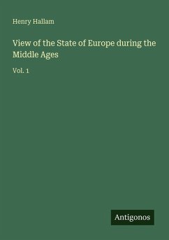 Cover View of the State of Europe during the Middle Ages