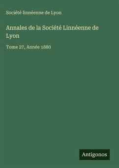Cover Annales de la Société Linnéenne de Lyon