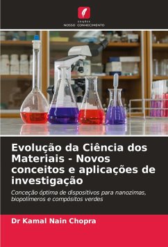Cover Evolução da Ciência dos Materiais - Novos conceitos e aplicações de investigação