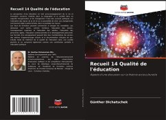Recueil 14 Qualité de l'éducation Cover Recueil 14 Qualité de l'éducation