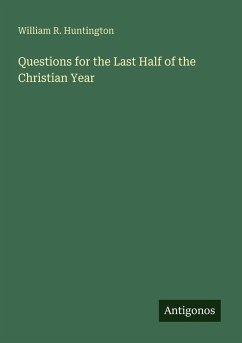 Cover Questions for the Last Half of the Christian Year