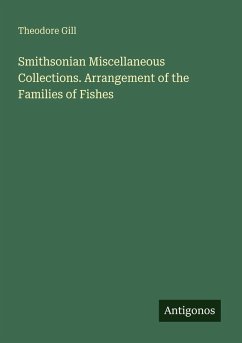Cover Smithsonian Miscellaneous Collections. Arrangement of the Families of Fishes