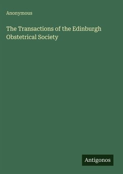 Cover The Transactions of the Edinburgh Obstetrical Society