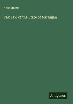 Cover Tax Law of the State of Michigan