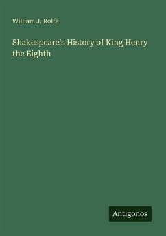 Cover Shakespeare's History of King Henry the Eighth