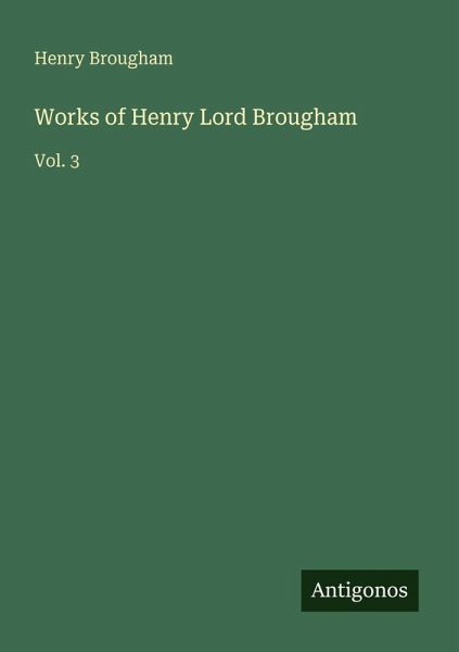 Works of Henry Lord Brougham