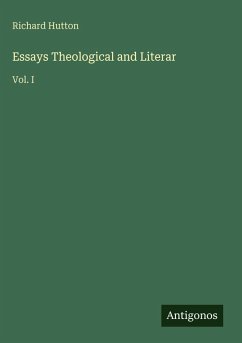 Cover Essays Theological and Literar