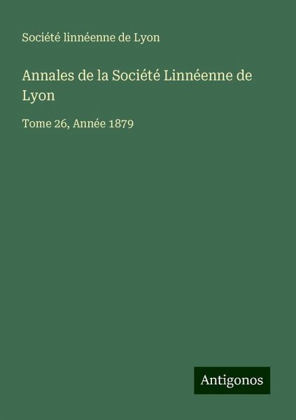 Annales de la Société Linnéenne de Lyon Annales de la Société Linnéenne de Lyon