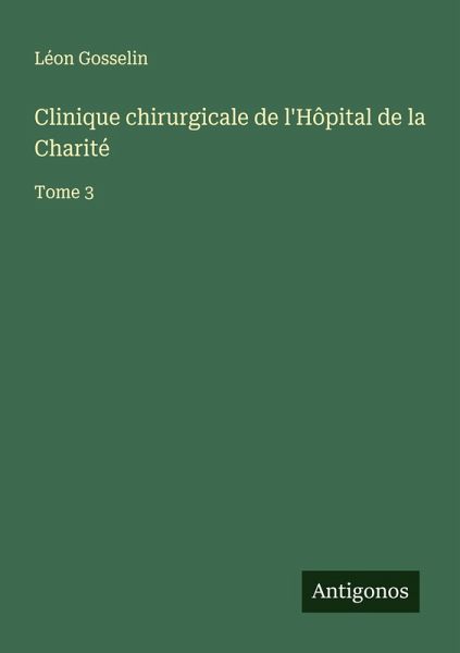 Clinique chirurgicale de l'Hôpital de la Charité