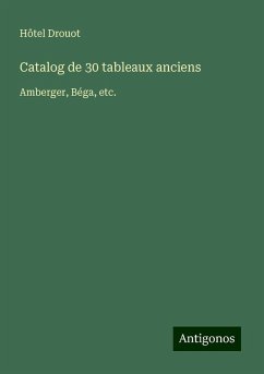 Catalog de 30 tableaux anciens - Hôtel Drouot