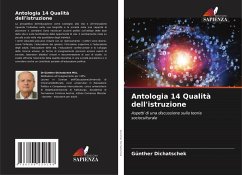 Antologia 14 Qualità dell'istruzione Cover Antologia 14 Qualità dell'istruzione