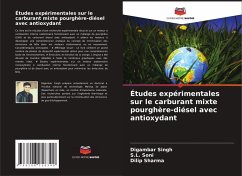 Cover Études expérimentales sur le carburant mixte pourghère-diésel avec antioxydant