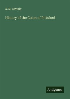 Cover History of the Colon of Pittsford