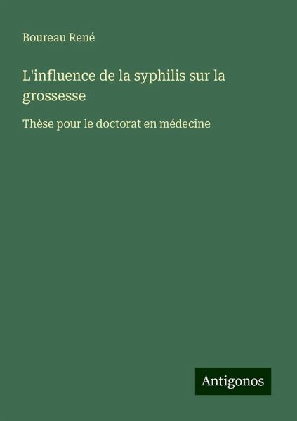 L'influence de la syphilis sur la grossesse