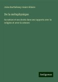 De la métaphysique De la métaphysique