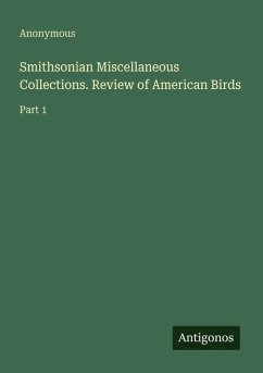 Cover Smithsonian Miscellaneous Collections. Review of American Birds